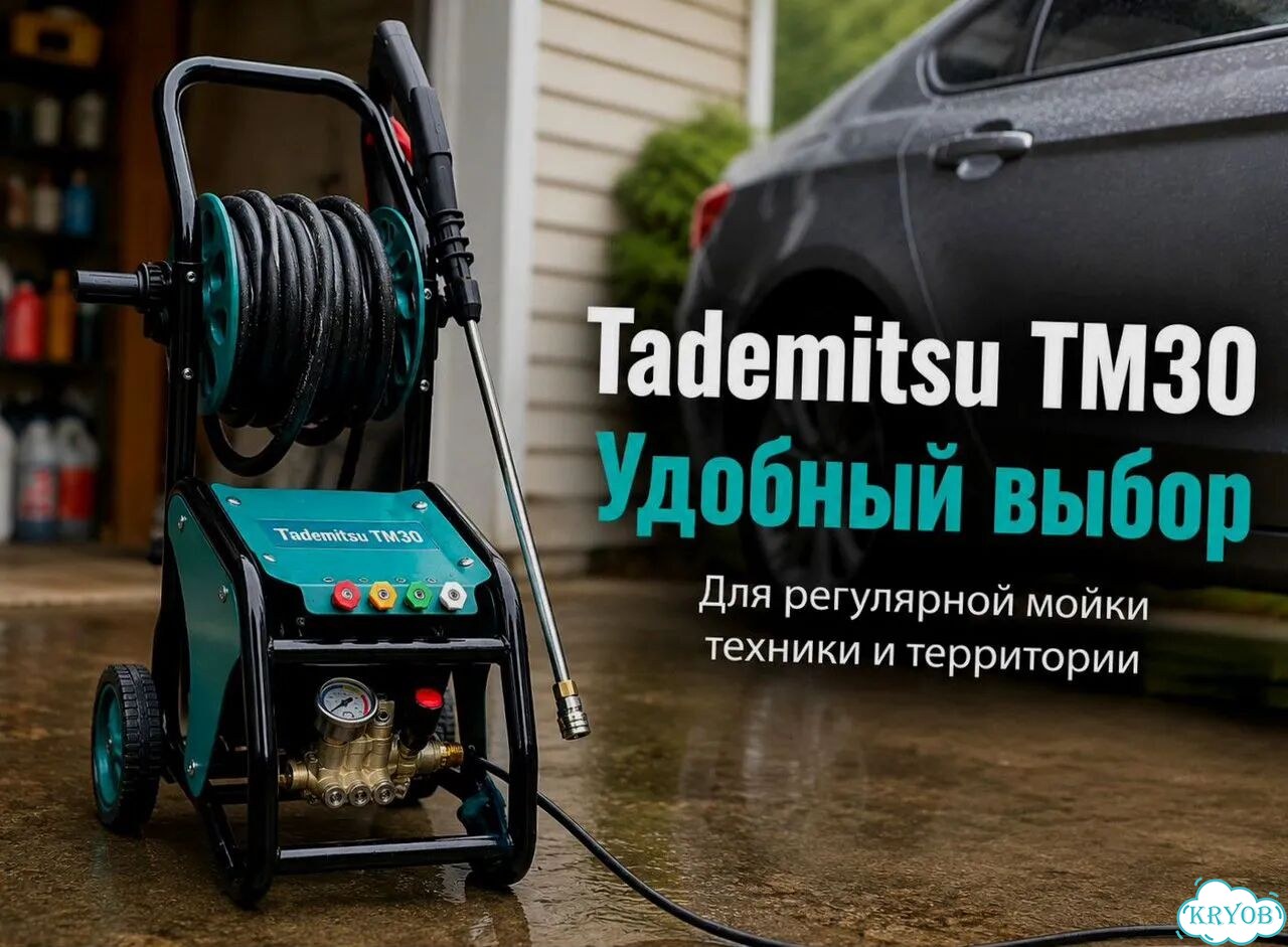 Мойка Tademitsu TM30 200 бар для авто и дома фото 9