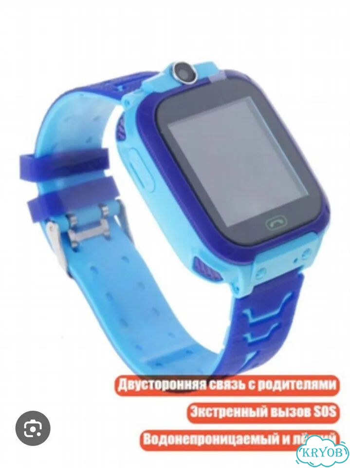 Детские смарт часы для мальчика, 40mm, синий фото 2