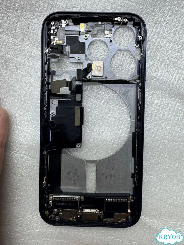 Средняя часть iPhone 15 pro синий не ориг фото 1
