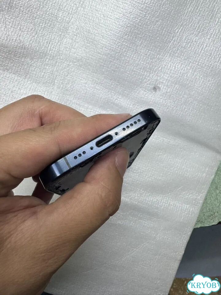 Средняя часть iPhone 15 pro синий не ориг фото 5