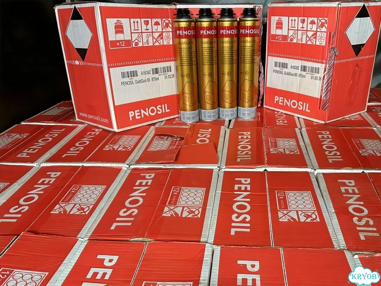 Монтажная пена пеносил 65 голдган penosil фото 2