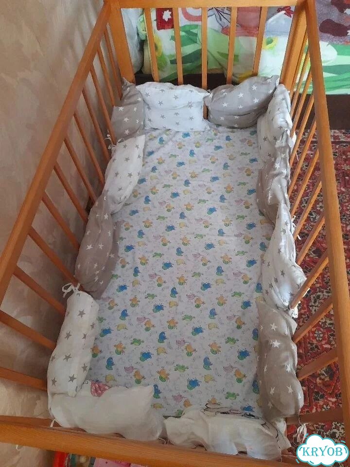 Детская кроватка с маятником фото 4