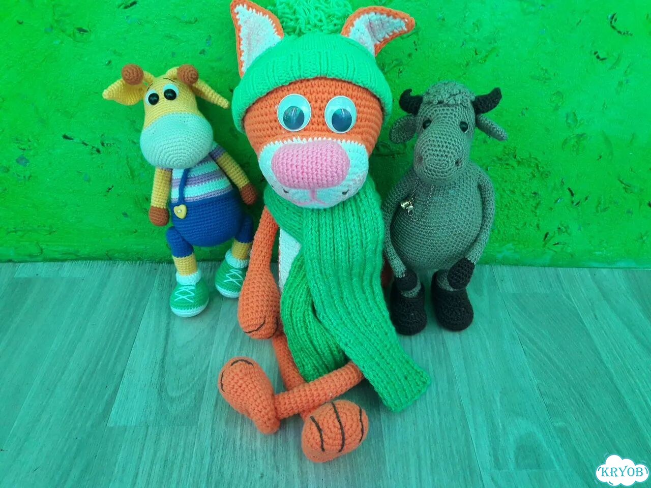 Вязаные игрушки ручной работы фото 2
