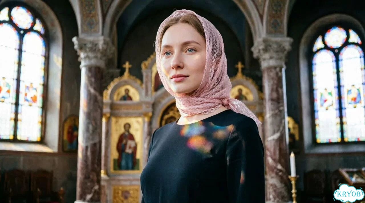 Воздушная косынка фото 6