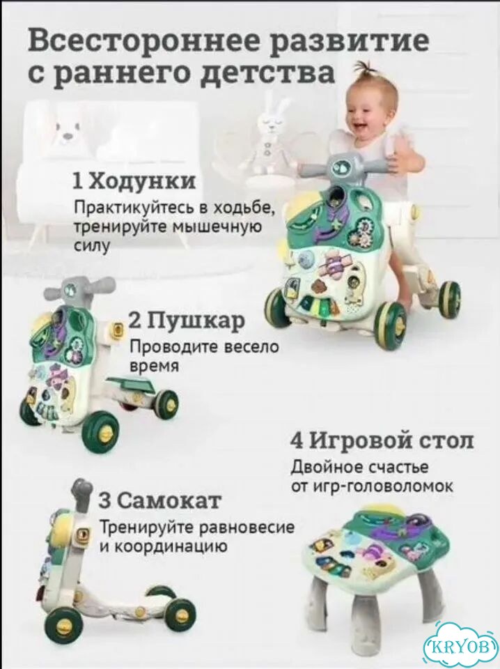 Детские игрушки и ходунки-каталки фото 1
