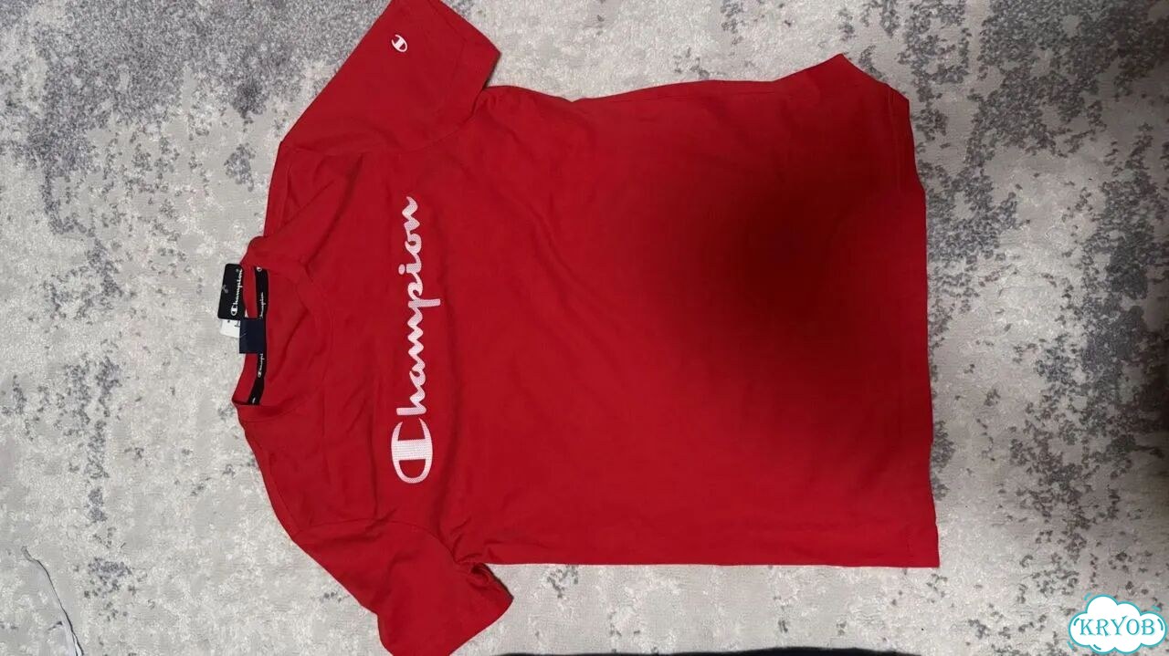 Футболка champion красная,оригинал,новая с биркой фото 1
