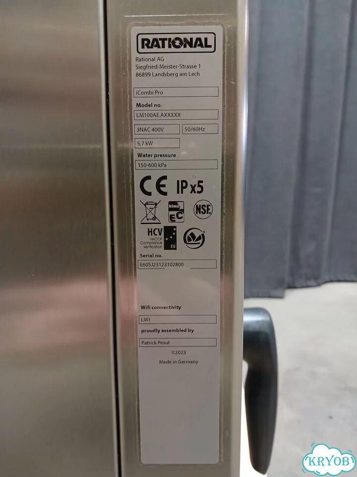 Пароконвектомат Rational iCombi Pro XS 6-2/3 новый фото 10