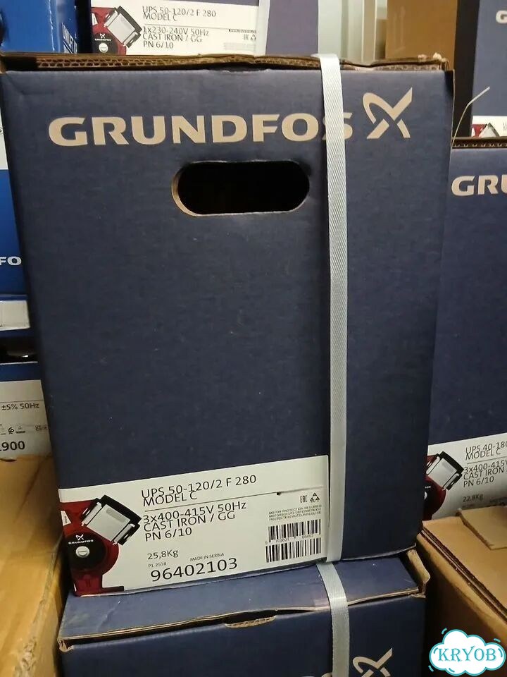 Насос циркуляционный Grundfos UPS 50-120 F фото 2