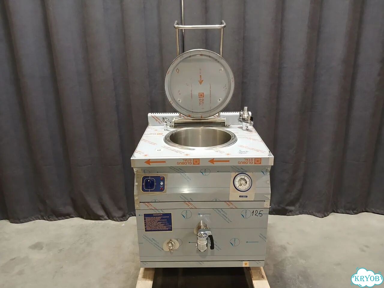 Котел пищеварочный Abat кпэм-60/7-T (новый, 60л) фото 6