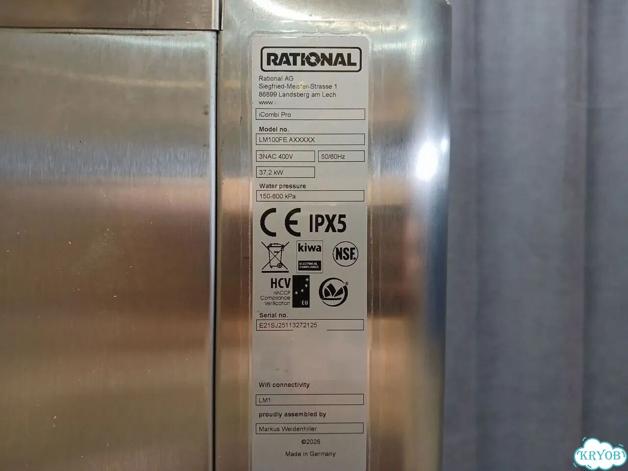 Пароконвектомат Rational iCombi Pro 20-1/1 (новый) фото 9