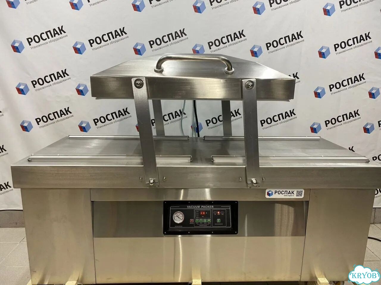 Упаковщик вакуумный RVM D800 две камеры / Демонстрация работы оборудования фото 2