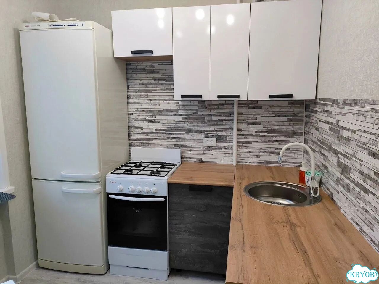 Модульный кухонный гарнитур с фасадами мдф новый фото 3