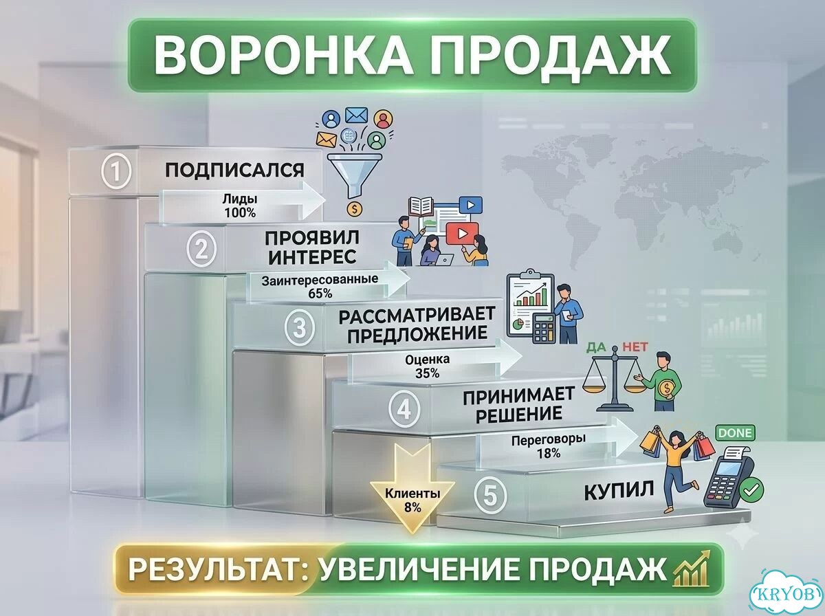 Автоворонка продаж в Telegram-боте фото 1