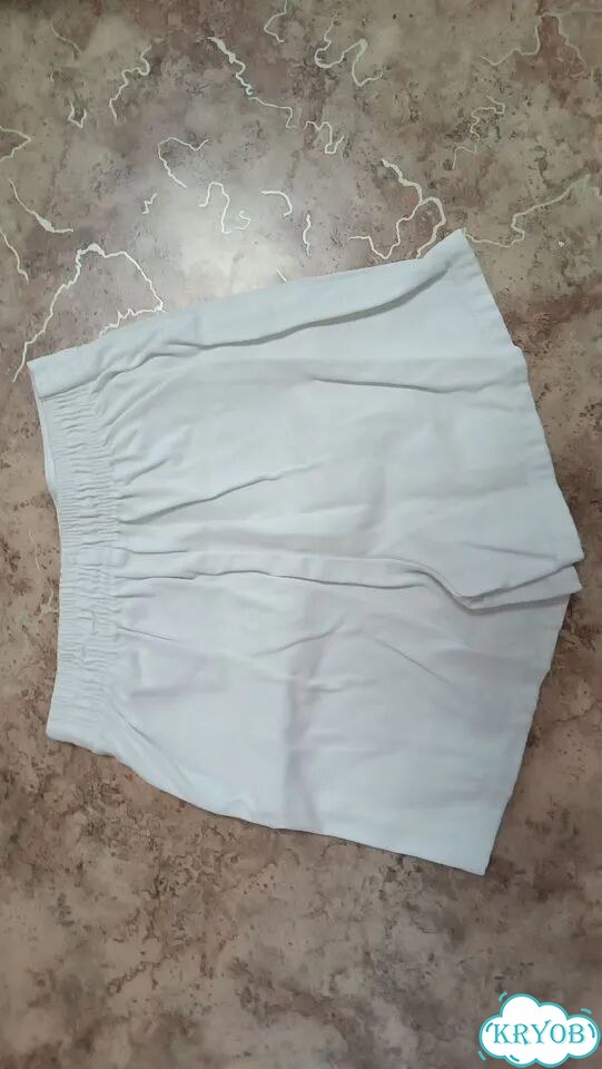 Шорты джинсовые белые фото 2