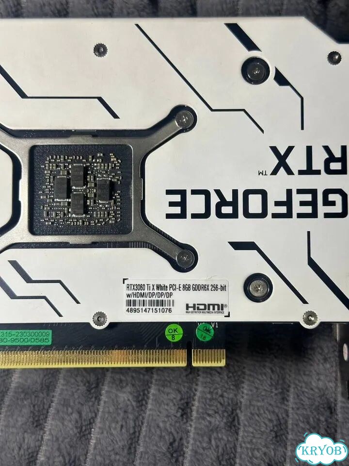 GeForce RTX 3060 Ti X White 8GB фото 3