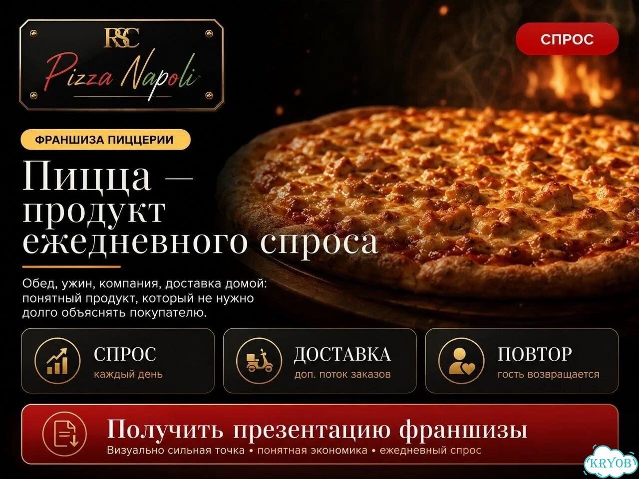 Франшиза пиццерии Pizza Napoli под ключ фото 3