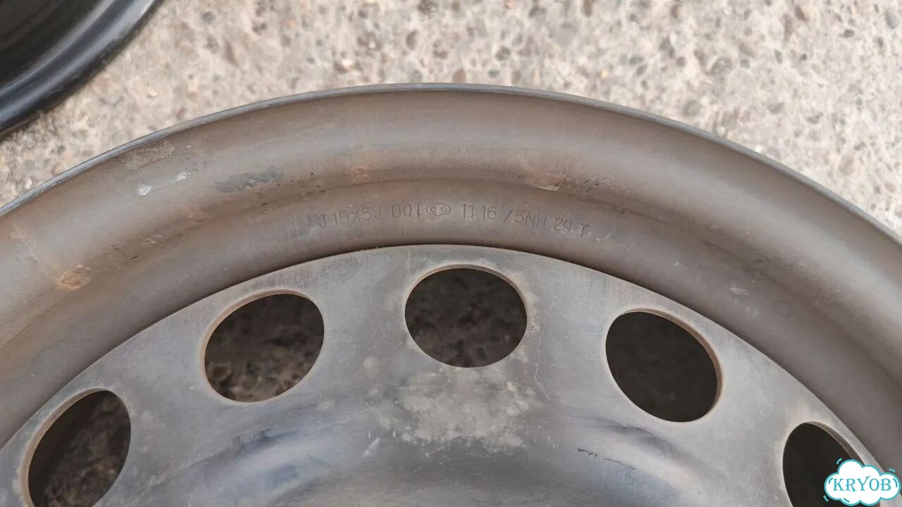 Штампованные диски Toyota 5×R15 4×100 фото 4