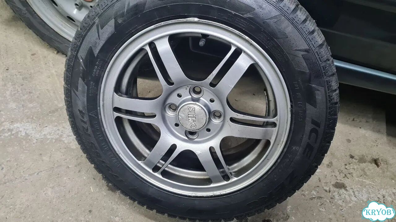 Кованные диски slik r14 на лете фото 3